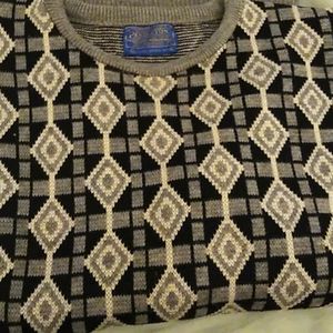 Pendleton, Large, Grey, Black & Cream